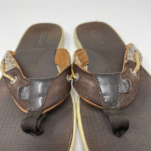 Sperry Seafish Thong Sandals Size 8 - Picture 4 of 10